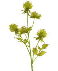 Artificial Flower Distel 66 cm Green