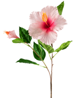 Artificial flower Hibiscus 64 cm light pink