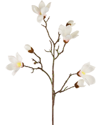 Artificial Magnoliatak Real Touch White 98cm