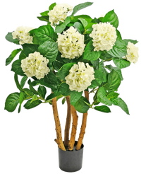 Artificial Plant Hydrangea 85 cm White