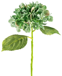 Artificial Hortensia Deluxe 33 cm Dark Green