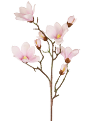 Artificial Magnolia Tak Real Touch Pink 98 cm
