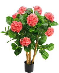 Artificial Plant Hydrangea 85 cm Pink