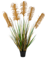 Artificial pampas grass 120 cm fire retarding